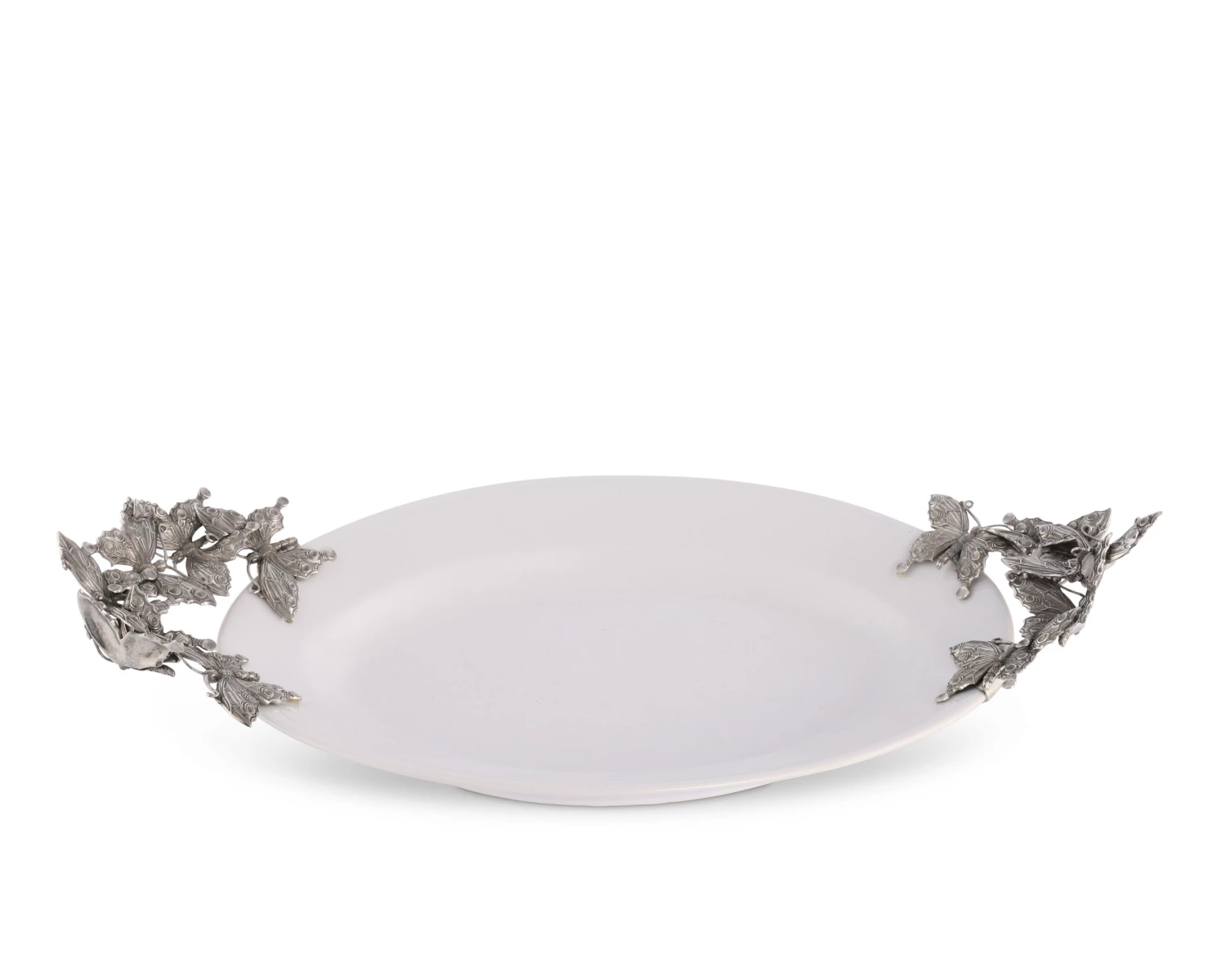 Vagabond House Butterfly Stoneware Tray Large Garden Friends 2 Vagabond House Butterfly Stoneware Tray Large Garden Friends