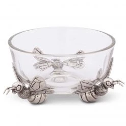 Vagabond House Garden Friends Bee Honey Bowl