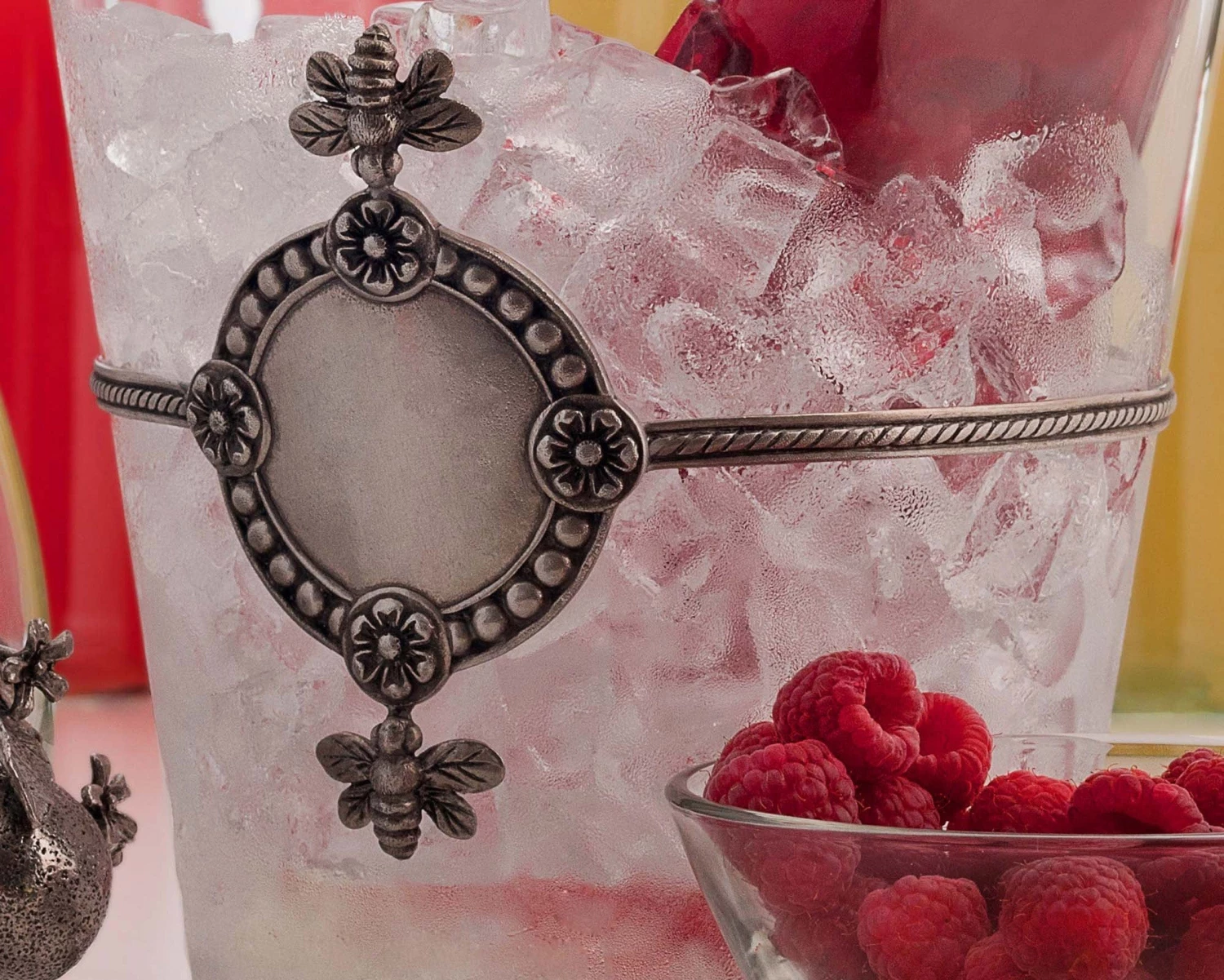 Vagabond House Glass Arche Of Bees Ice Bucket 5 Vagabond House Glass Arche Of Bees Ice Bucket