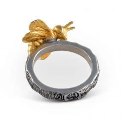Vagabond House Gold Bee Napkin Ring