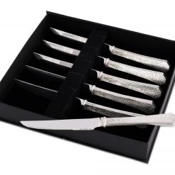 Vagabond House Hammered Steak Knife Set