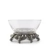 Vagabond House Honeybee Glass Bowl Garden Friends