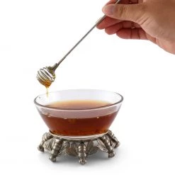 Vagabond House Honeybee Glass Bowl Garden Friends