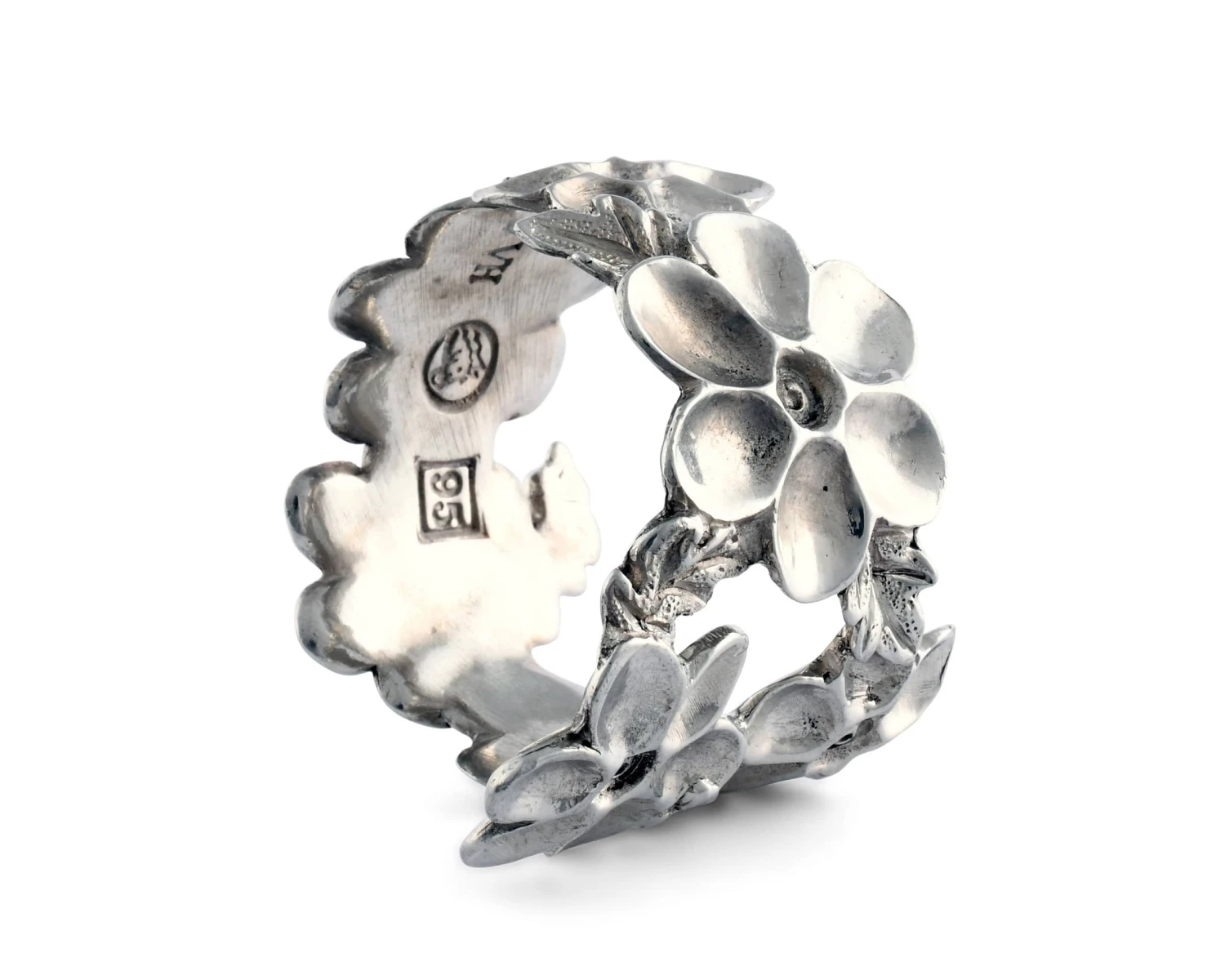 Vagabond House Lilacs Napkin Ring Garden Friends 1 Vagabond House Lilacs Napkin Ring Garden Friends