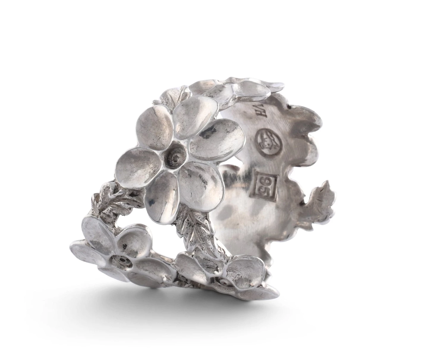 Vagabond House Lilacs Napkin Ring Garden Friends 4 Vagabond House Lilacs Napkin Ring Garden Friends