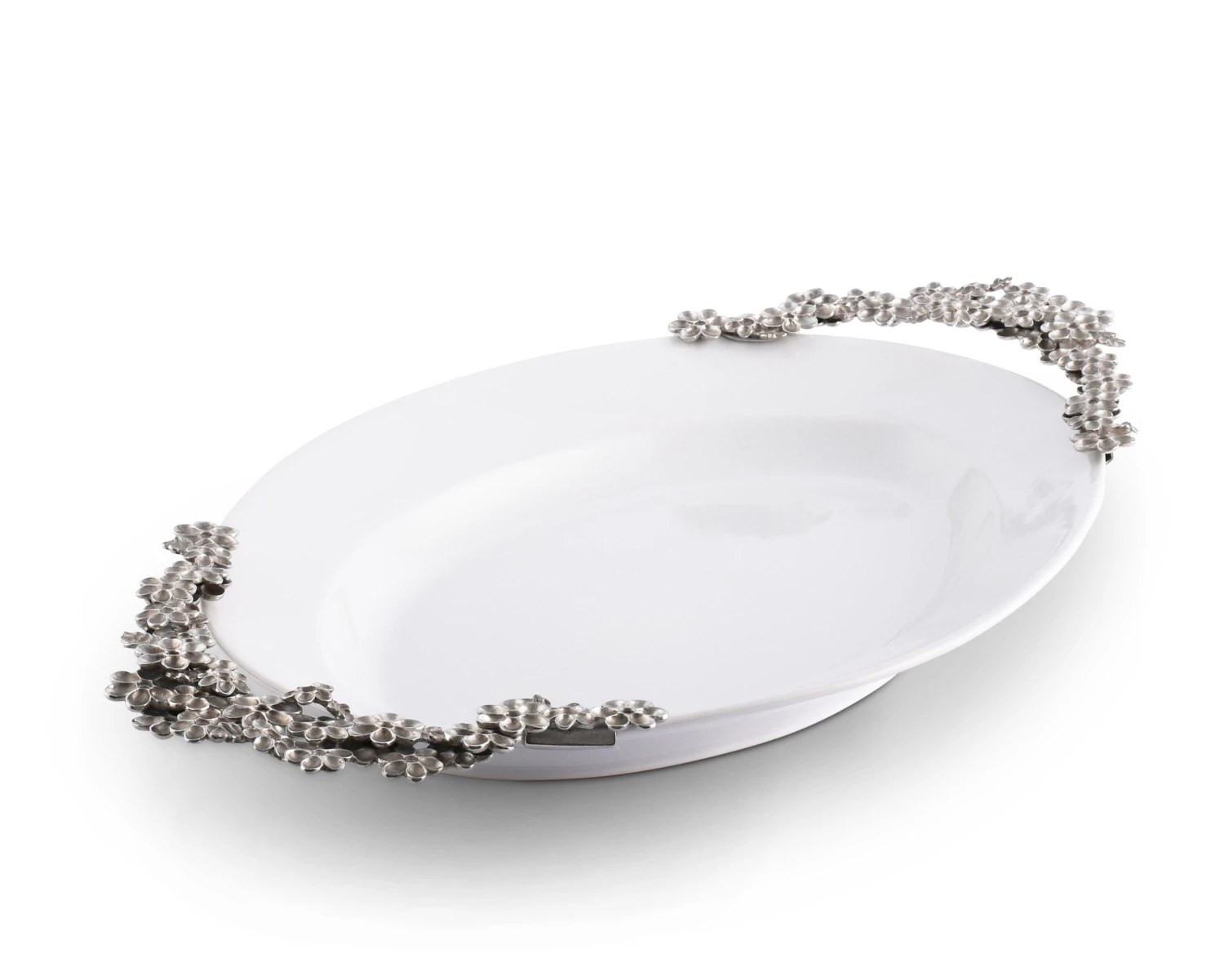 Vagabond House Lilacs Stoneware Serving Tray 1 Vagabond House Lilacs Stoneware Serving Tray