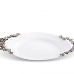 Vagabond House Lilacs Stoneware Serving Tray