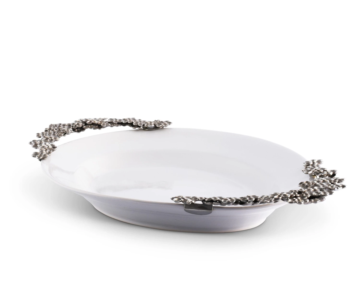 Vagabond House Lilacs Stoneware Serving Tray 3 Vagabond House Lilacs Stoneware Serving Tray