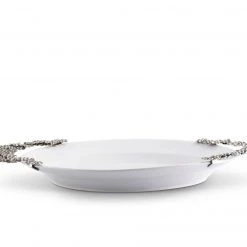 Vagabond House Lilacs Stoneware Serving Tray 9 Vagabond House Lilacs Stoneware Serving Tray