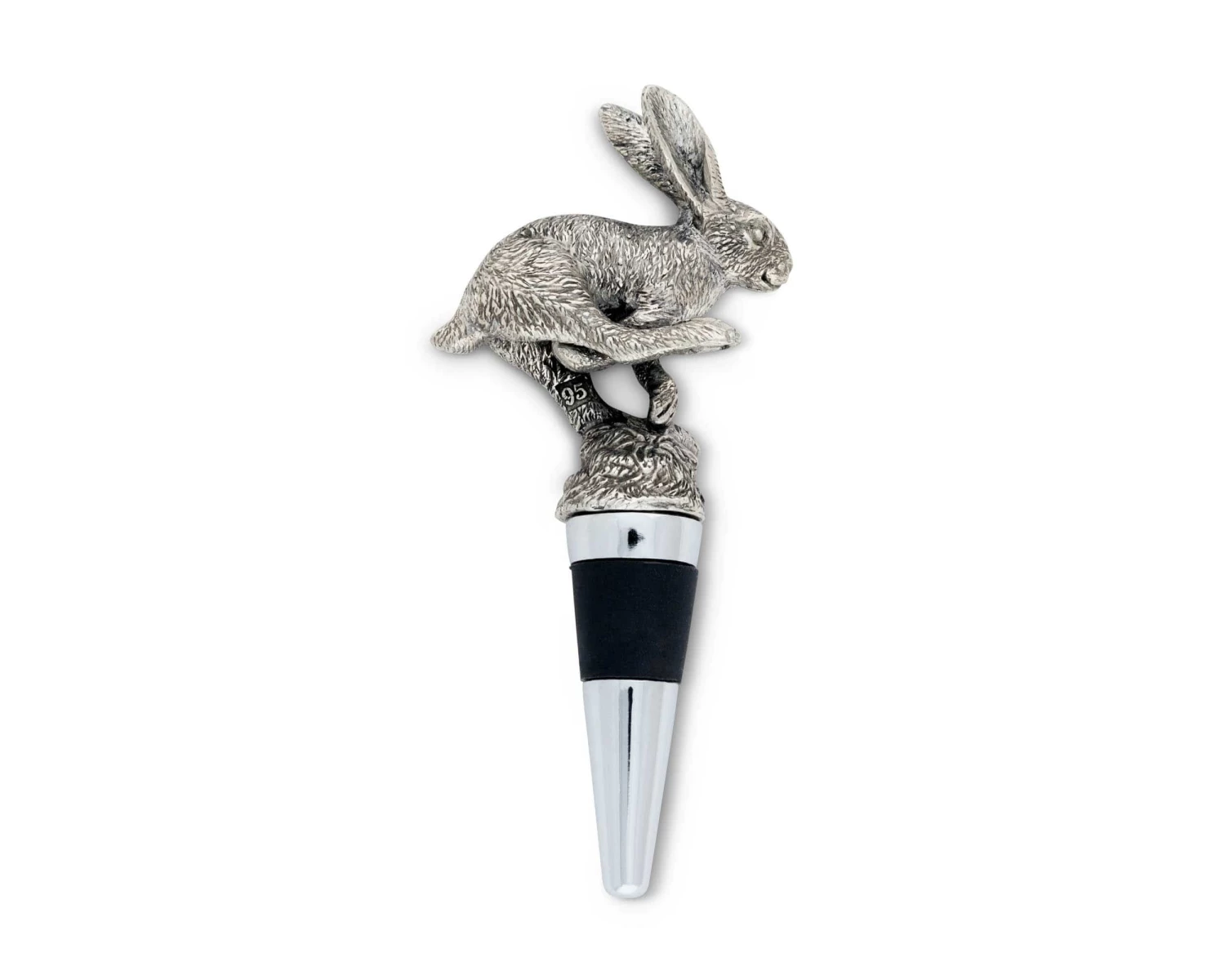 Vagabond House Pewter Jumping Hare Bottler Stopper Bottle Stoppers 2 Vagabond House Pewter Jumping Hare Bottler Stopper Bottle Stoppers