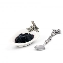 Vagabond House Blueberry Jam Server / Spoon Rest Farmer's Market