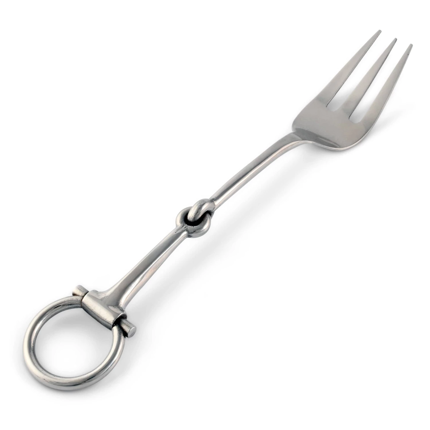 Vagabond House Equestrian Bit Serving Fork - Stainless Steel Matt Silver 2 Vagabond House Equestrian Bit Serving Fork - Stainless Steel Matt Silver