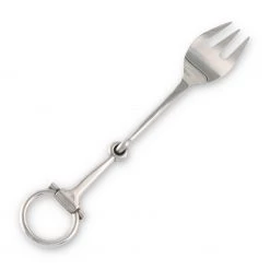 Vagabond House Equestrian Bit Serving Fork - Stainless Steel Matt Silver 6 Vagabond House Equestrian Bit Serving Fork - Stainless Steel Matt Silver