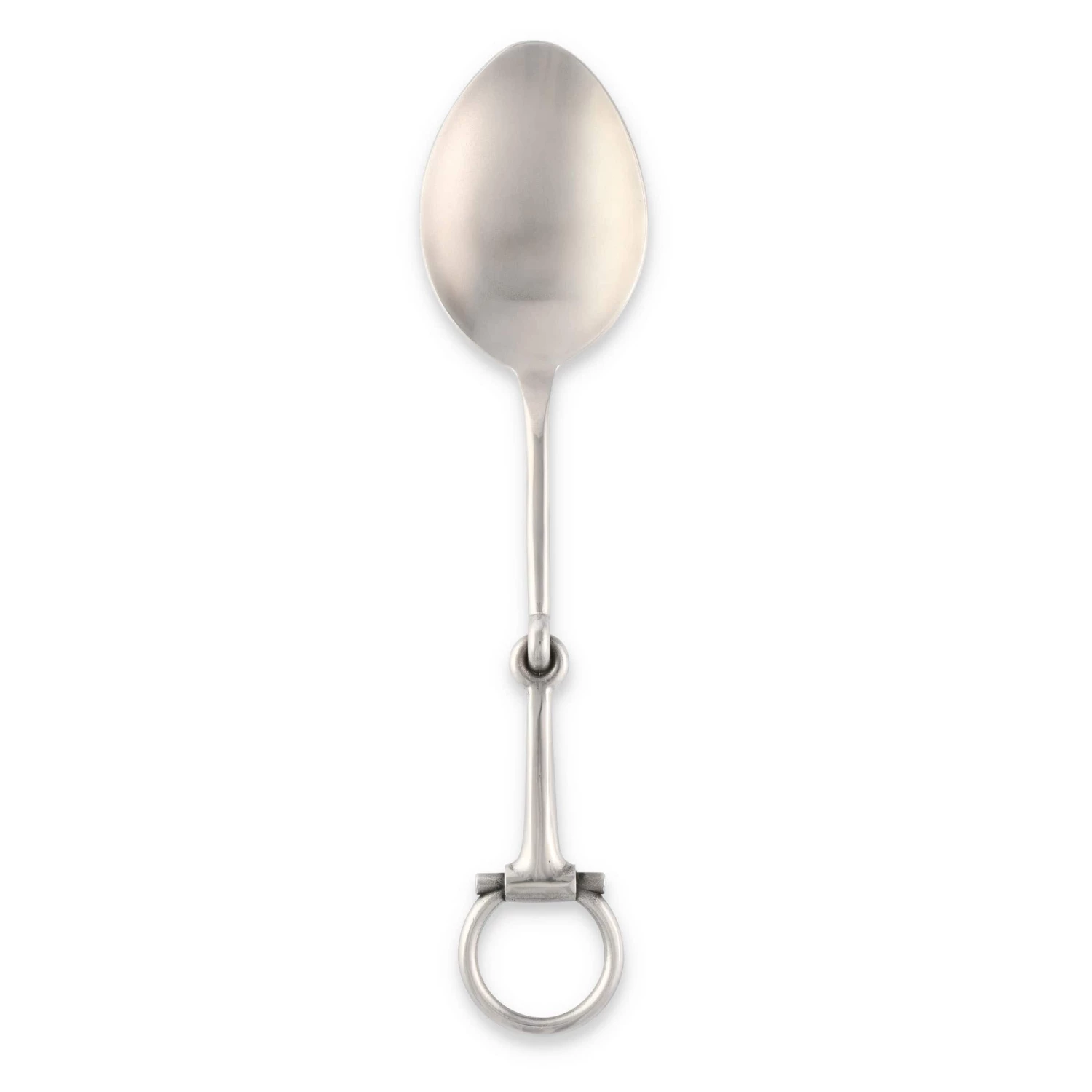 Vagabond House Bit Serving Spoon - Stainless Steel Matt Silver Equestrian 1 Vagabond House Bit Serving Spoon - Stainless Steel Matt Silver Equestrian