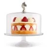 Vagabond House Equestrian Horse Glass Covered Cake / Dessert Stand