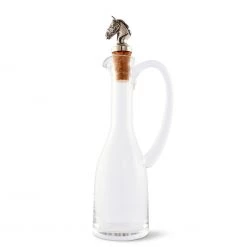 Vagabond House Cruet Bottle With Horse Head Cork Stopper Equestrian 6 Vagabond House Cruet Bottle With Horse Head Cork Stopper Equestrian