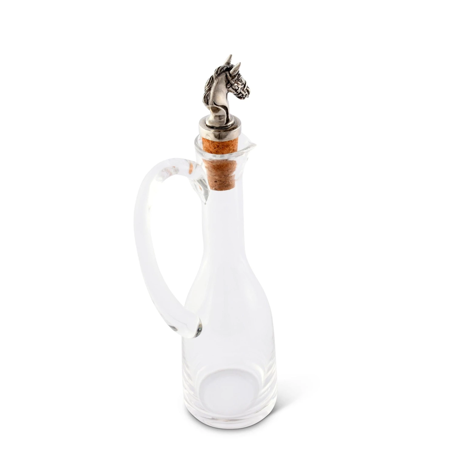 Vagabond House Cruet Bottle With Horse Head Cork Stopper Equestrian 4 Vagabond House Cruet Bottle With Horse Head Cork Stopper Equestrian