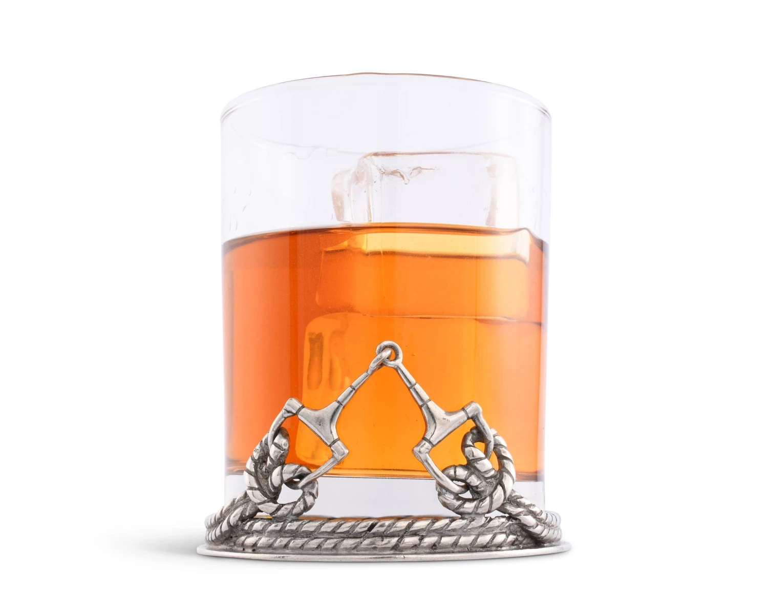 Vagabond House Equestrian Equestraian D-Ring Snaffle Horse Bit Old Fashion Bar Glass 1 Vagabond House Equestrian Equestraian D-Ring Snaffle Horse Bit Old Fashion Bar Glass