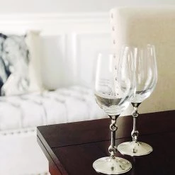 Vagabond House Equestrian Bit Wine Glass