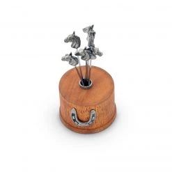 Vagabond House Equestrian Cheese Pick Set 7 Vagabond House Equestrian Cheese Pick Set