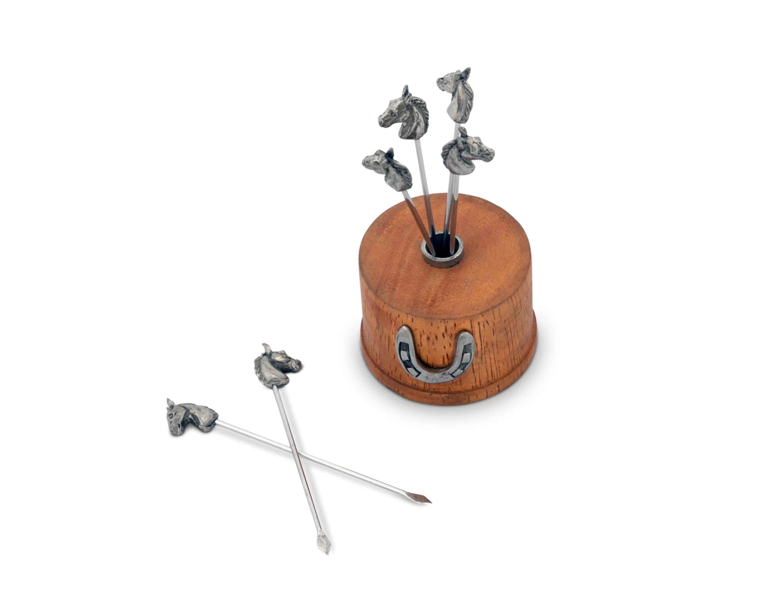 Vagabond House Equestrian Cheese Pick Set 4 Vagabond House Equestrian Cheese Pick Set