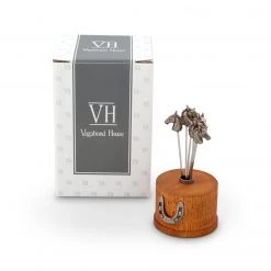 Vagabond House Equestrian Cheese Pick Set 9 Vagabond House Equestrian Cheese Pick Set