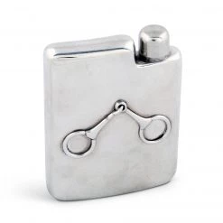 Vagabond House Equestrian Pewter Flask