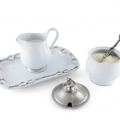 Vagabond House Equestrian Sugar And Creamer Set 8 Vagabond House Equestrian Sugar And Creamer Set