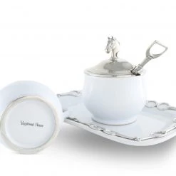 Vagabond House Equestrian Sugar And Creamer Set 9 Vagabond House Equestrian Sugar And Creamer Set