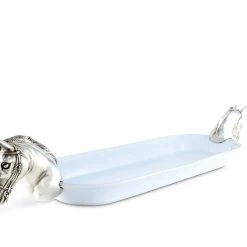 Vagabond House Horse Head Oblong Stoneware Tray