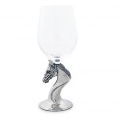 Vagabond House Horse Head Wine Glass