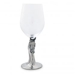 Vagabond House Horse Head Wine Glass