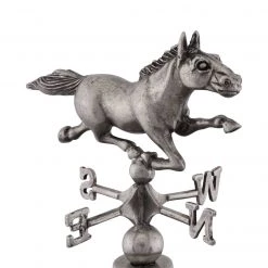Vagabond House Equestrian Horse Weathervane Stoneware Canister