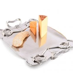 Vagabond House Horseshoe & Bit Serving Tray