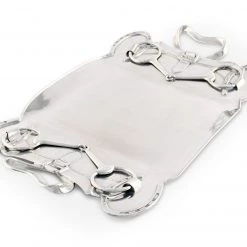 Vagabond House Horseshoe & Bit Serving Tray