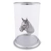 Vagabond House Large Horse Head Pillar Candle Holder Equestrian