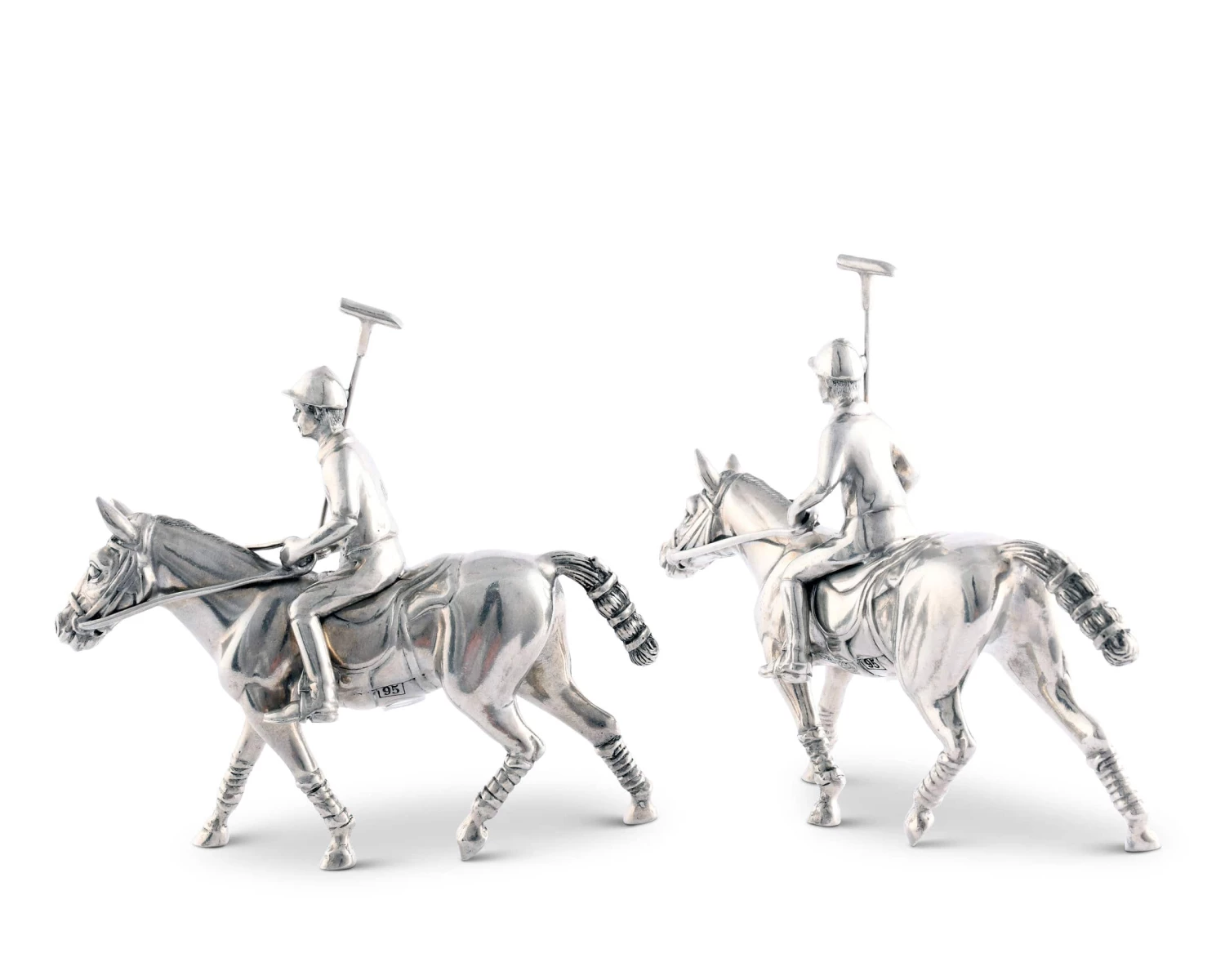 Vagabond House Pewter Polo Player Salt & Pepper Set Equestrian 3 Vagabond House Pewter Polo Player Salt & Pepper Set Equestrian