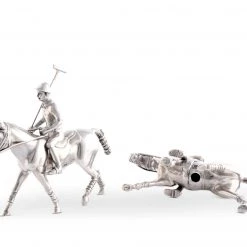 Vagabond House Pewter Polo Player Salt & Pepper Set Equestrian 7 Vagabond House Pewter Polo Player Salt & Pepper Set Equestrian