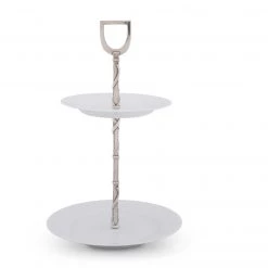 Vagabond House Stirrup Dessert Stand Equestrian
