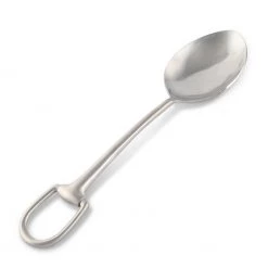 Vagabond House Stirrup Serving Spoon - Stainless Steel Matte Silver