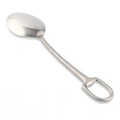 Vagabond House Stirrup Serving Spoon - Stainless Steel Matte Silver