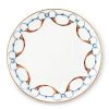 Vagabond House Wellington Bit Pattern Bone China Round Dinner Plate Dinnerware