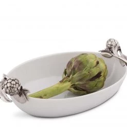 Vagabond House Artichoke Stoneware Serving Dish Farmer's Market