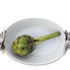 Vagabond House Artichoke Stoneware Serving Dish Farmer's Market 6 Vagabond House Artichoke Stoneware Serving Dish Farmer's Market