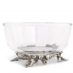 Vagabond House Blueberry Glass Bowl Farmer's Market