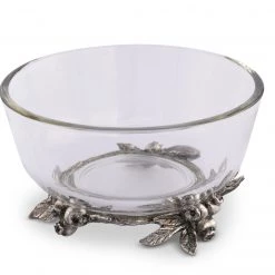 Vagabond House Blueberry Glass Bowl Farmer's Market