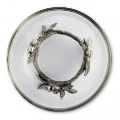 Vagabond House Blueberry Glass Bowl Farmer's Market