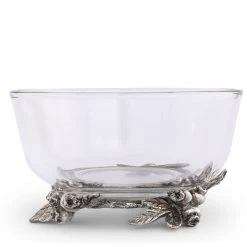 Vagabond House Blueberry Glass Bowl Farmer's Market