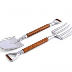 Vagabond House Farmer's Market Fork & Shovel Salad Serving Set