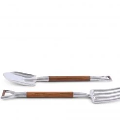 Vagabond House Farmer's Market Fork & Shovel Salad Serving Set